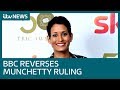 BBC Boss Lord Hall Overturns Naga Munchetty Decision ITV News