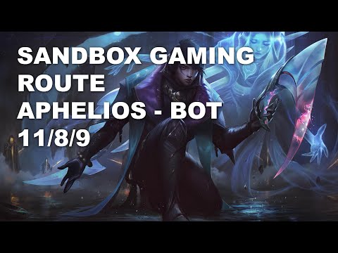 SANDBOX Gaming Route Bot Aphelios vs Varus - KR Challenger Patch 10.8