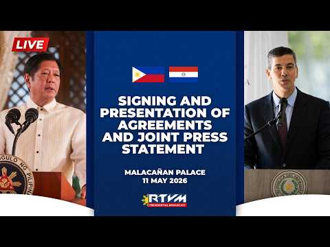 Signing and Presentation of Agreements and Joint Press Statement