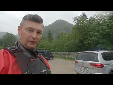 Packrafting bei Niederwasser auf der Salza Pegel 130 cm 6. Juli 2021