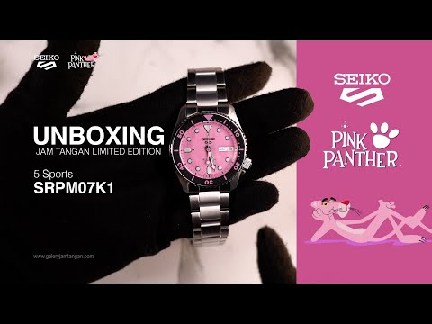 REVIEW SEIKO 5 SPORT PINK PANTHER SRPM07K1 - GALERY JAM TANGAN