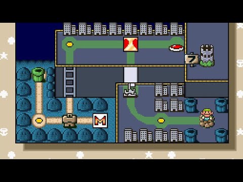 [SMW Hack - Luigi's Misadventures 1] 7-7:Pipeline Labyrinth