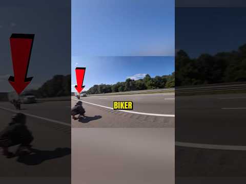 Biker Tries Catching Up To Friends @2fast2ride_ / IG