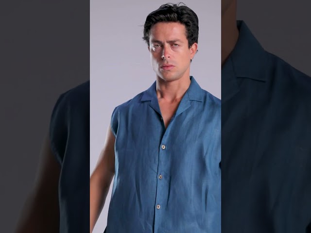 كت ازرق كلاسيكي