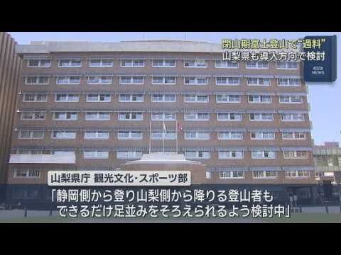 YouTube Video 【富士山】閉山期の登山届未提出者に対する過料を山梨県側も導入へ　静岡県は義務化する方針