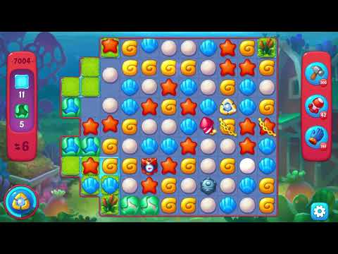 Fishdom 7004 Hard Level - 18 moves - NO BooSTERS