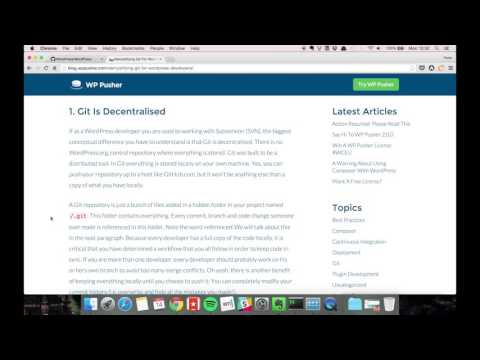 #3 Git vs. Subversion - Git for WordPress Developers