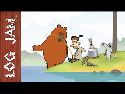Fishing - funny cartoons || Log Jam series