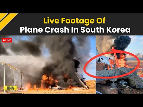 South Korea Plane Crash: Devastating Footage Emerge As Plane Veers Off Runway, 28 Dead |Korean Crash