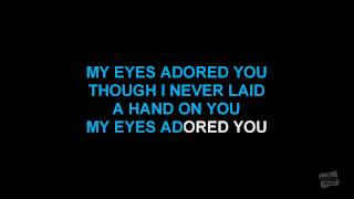 My Eyes Adored You in the style of Frankie Valli karaoke video with lyrics