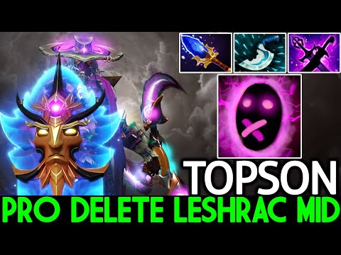 TOPSON [Silencer] Crazy Monster Delete Leshrac Mid Dota 2