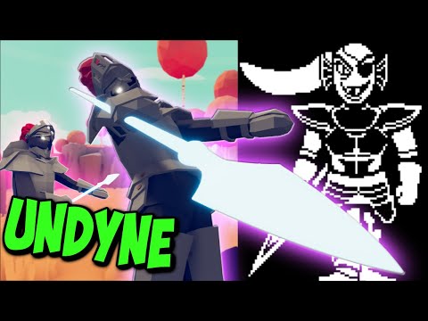 UNDYNE (UNDERTALE) vs Every Faction - TABS LEGACY UPDATE MODS GAMEPLAY