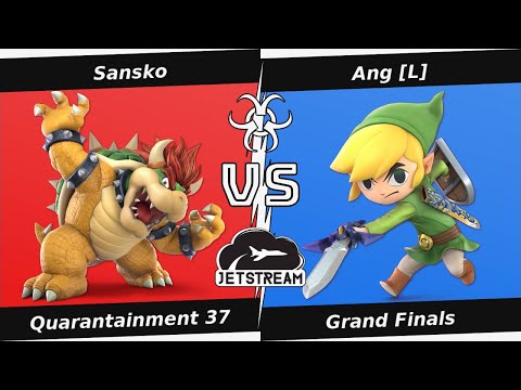 Quarantainment 37 Grand Finals - Sansko (Bowser) Vs. Ang [L] (Toon Link) Smash Ultimate - SSBU
