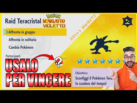 DISTRUGGI Greninja 7 STELLE IN SOLO! Questo POKEMON è OP! - Pokemon Scarlatto e Violetto