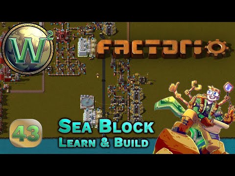 Factorio Sea Block Learn & Build - Fertilizer & Urea & Ammonia - Let's Play - Episode 43