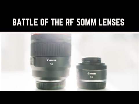 CANON BATTLE OF THE 50MM Lenses: Rf 50mm 1.2 vs RF 50mm 1.8