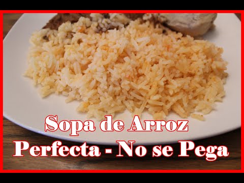 Sopa de Arroz Perfecta - Fácil y No se Pega