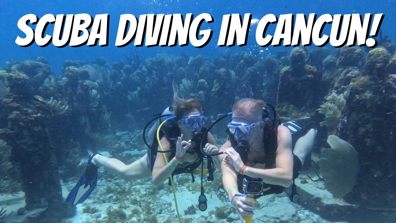 cancun scuba diving video