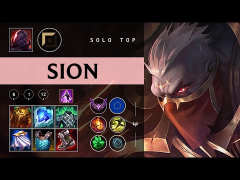 Sion Top vs Camille - EUW Master Patch 26.01