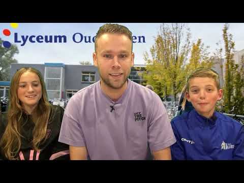 Interview met de pupillen vd week Rebecca vd Berg en Olaf Uittenbogaard Ameide 1 - Sporting'70 1