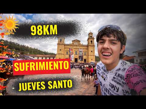 98 KM y 1.700 m D+ 🚴 Barbosa a Chiquinquirá en Jueves Santo ⛰️