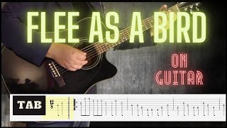 Flee As A Bird (With TAB) Irish Trad. | Richard Thompson Guitar Cover