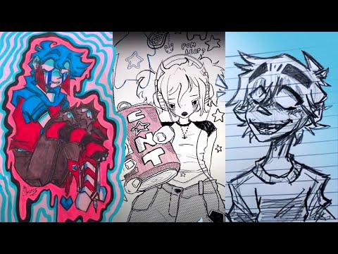 Drawing ART TikToks ˚ʚ♡🧊♡ɞ˚ Tutorials 🌬️ ALT Vibe ⤵️ Sketchbooks Tour