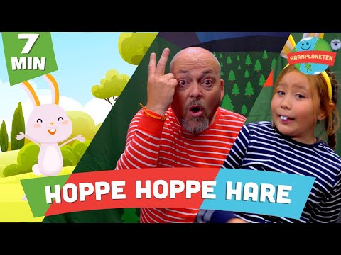 Hoppe hoppe hare med Kompisbandet, Minikompisarna och animerad