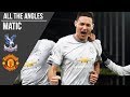 Nemanja Matic v Crystal Palace Goal | All the Angles | Manchester United