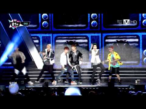 [130808] EXO (엑소) - Growl (으르렁) @ MNet MCountdown Summer Special