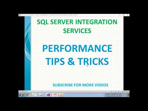 SSIS Performance Tuning Tips
