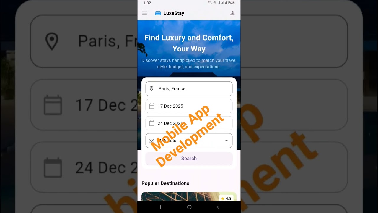 Hotel booking app thumbnail