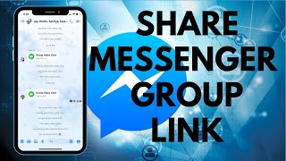 How to Copy Messenger Group Link 2021 | Share Messenger Group Link