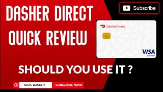 Dasher Direct Card Quick Review