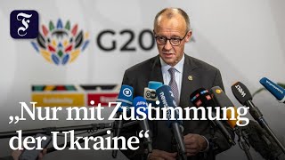 Merz bremst Friedensdruck aus Washington