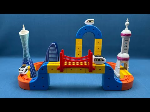 10 Min Satisfying City Maglev Anti-Gravity Train Toy ASMR | No Talking Review