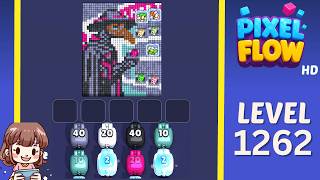 Pixel Flow Level 1262 Solution Walkthrough