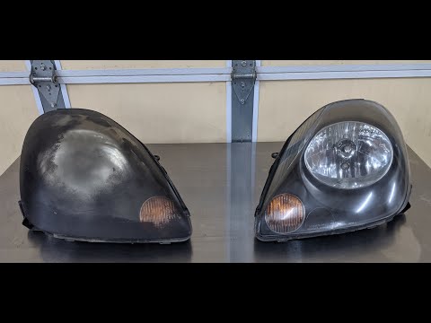 Thumbnail for Restoring your cars scratched, fogged headlights without a "kit" DIY Toyota MR2 head light repair. by RW Kit Cars, Toyota MR2, Toyota, Car