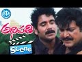 Adhipathi Movie Scenes Mohan Babu And Nagarjuna Climax Preeti Jhangiani
