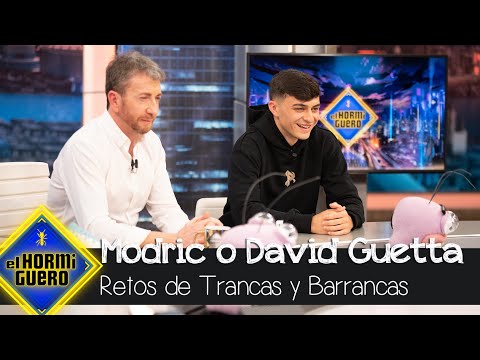 Pedri aprende el truco de Pablo Motos para ser infalible ante Trancas y Barrancas - El Hormiguero