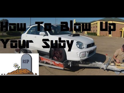 How to blow up your Suby HPDE track day