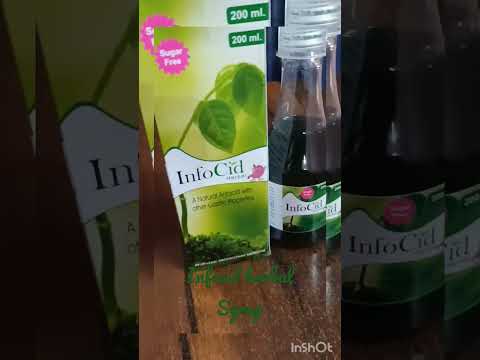 Infocid herbal syrup, 200 ml, treatment: antigas or stomach ...