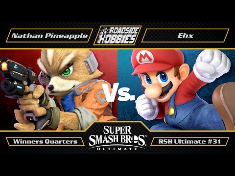 RSH Ultimate #31: Nathan Pineapple (Fox, DK) vs Ehx (Mario) - Winners Quarters
