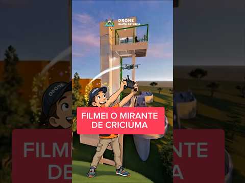 Essa vista aérea do Mirante me surpreendeu! #cursodedrone #aprenderdrone #dji #dronesantacatarina