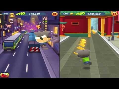 Talking Tom Gold Run Backwards in China Talking Tom 2017 vs 2022