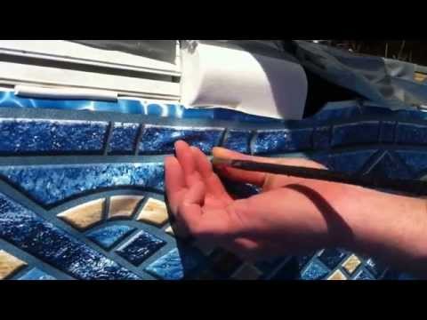 How To Install Vinyl Swimming Pool Liner Stair Flanges