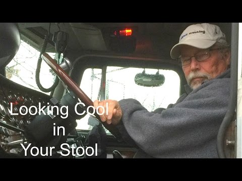 Part of a video titled Why My Peterbilt Truck Seat is Low - YouTube