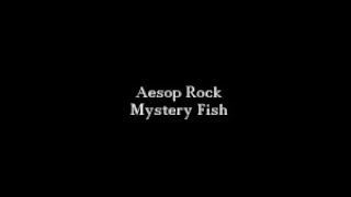 AESOP ROCK - Mystery Fish | Intellectual Breakdown &amp; Reaction