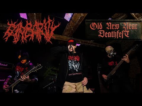 Barbarity - Old NY DeathFest (Cut From "AlcoReport")