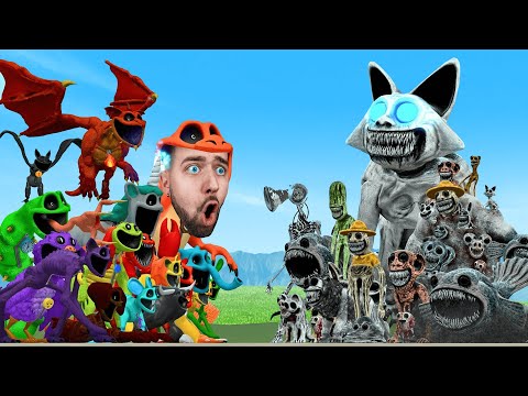 TITANS ZOONOMALY vs POPPY PLAYTIME CHAPTER 3!! NEW TITAN CAT ZOONOMALY!